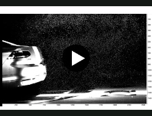 車体後流の可視化事例